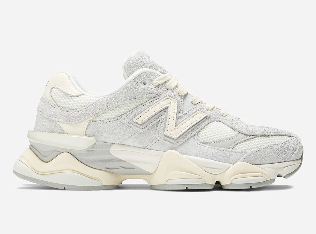 New Balance 9060 Quartz Grey Team Cream Sea Salt