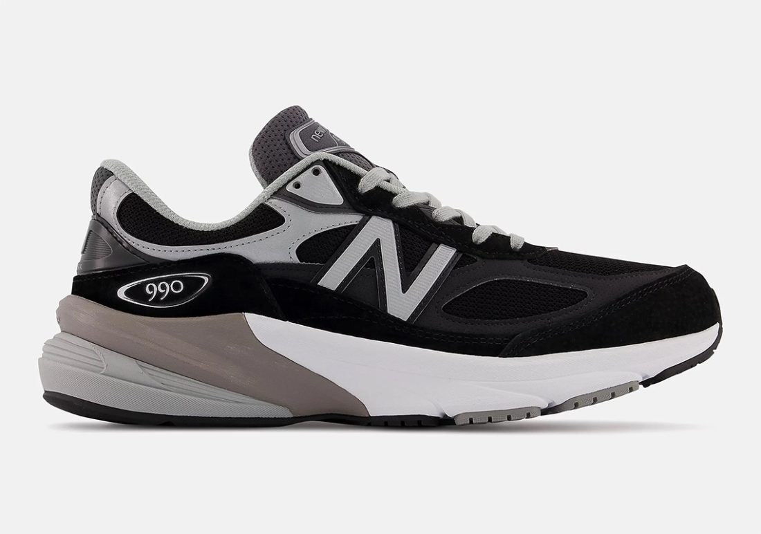 New Balance 990v6 MiUSA Black Grey White