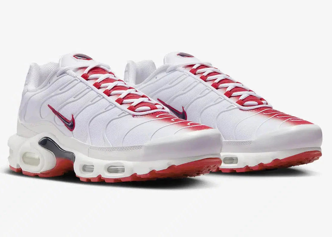 Nike Air Max Plus White University Red