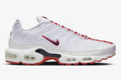 Nike Air Max Plus White University Red