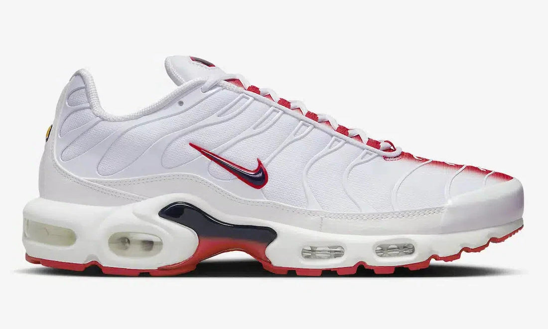 Nike Air Max Plus White University Red