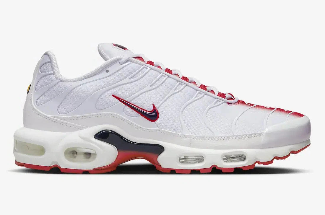 Nike Air Max Plus White University Red