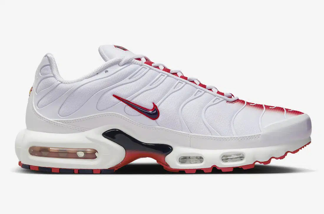 Nike Air Max Plus White University Red