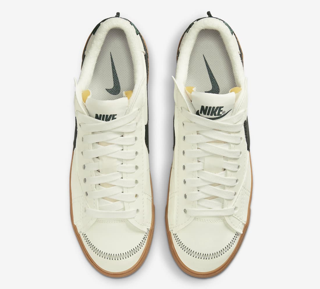 Nike Blazer Low 77 Jumbo WNTR Sail Pro Green Gum