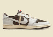 LIVRAISON 72H - Air Jordan 1 Retro Low OG SP Travis Scott Reverse Mocha