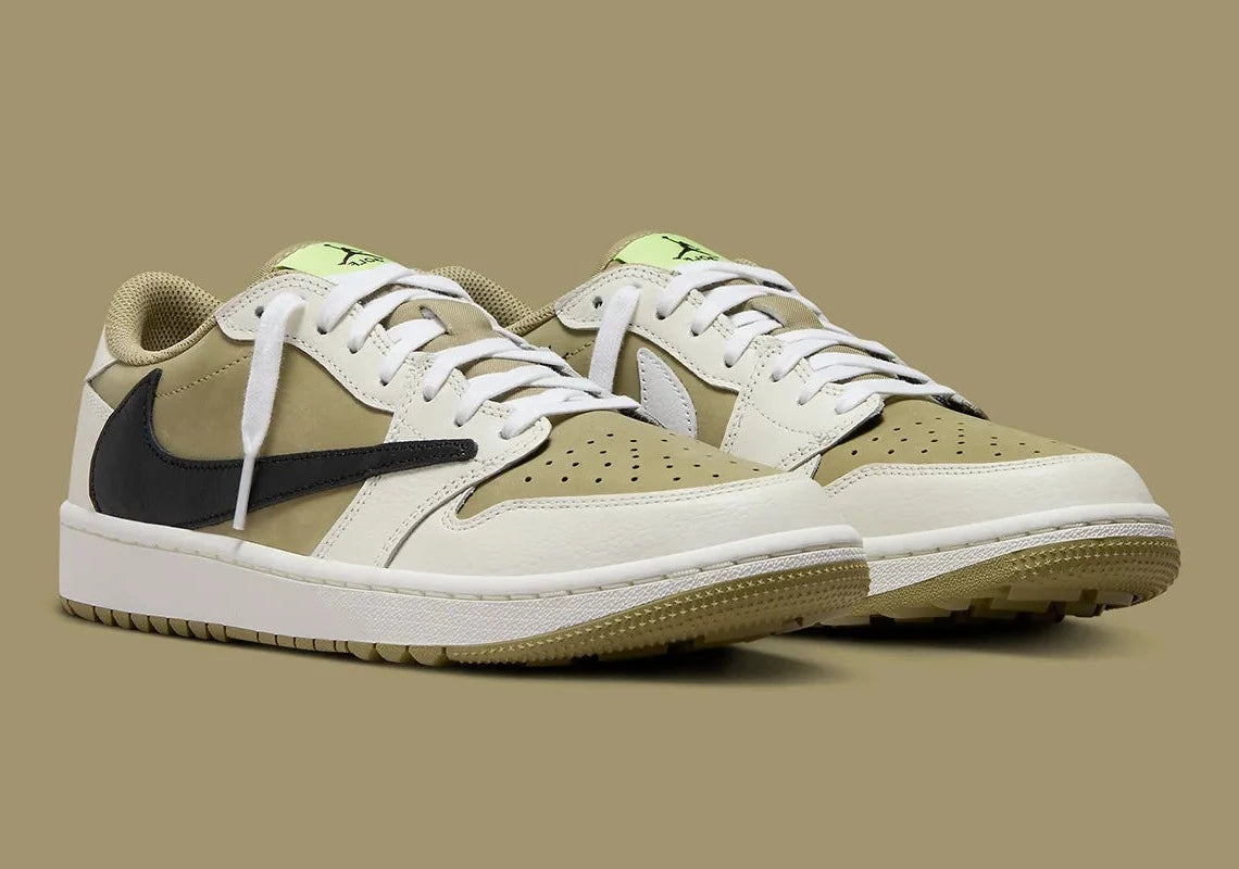 Jordan 1 Retro Low Golf Travis Scott Neutral Olive