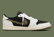 LIVRAISON 72H - Jordan 1 Retro Low OG SP Travis Scott Olive