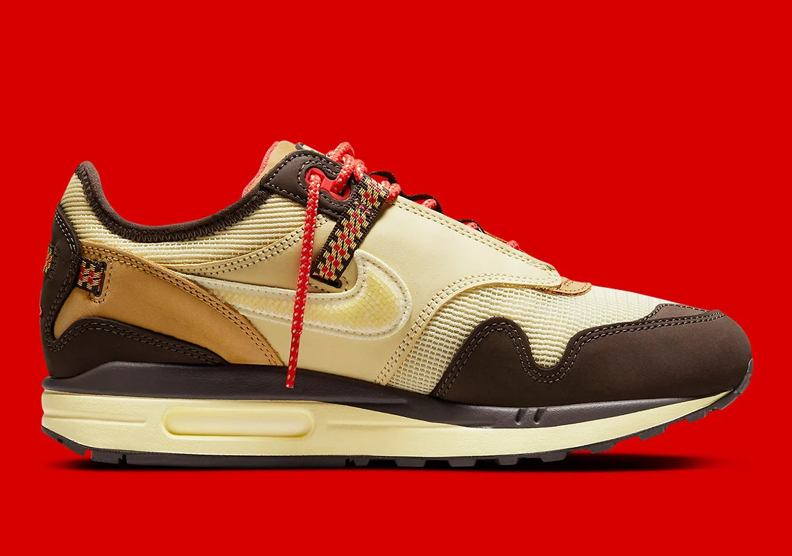 LIVRAISON 72H - Nike Air Max 1 Travis Scott Cactus Jack Baroque Brown