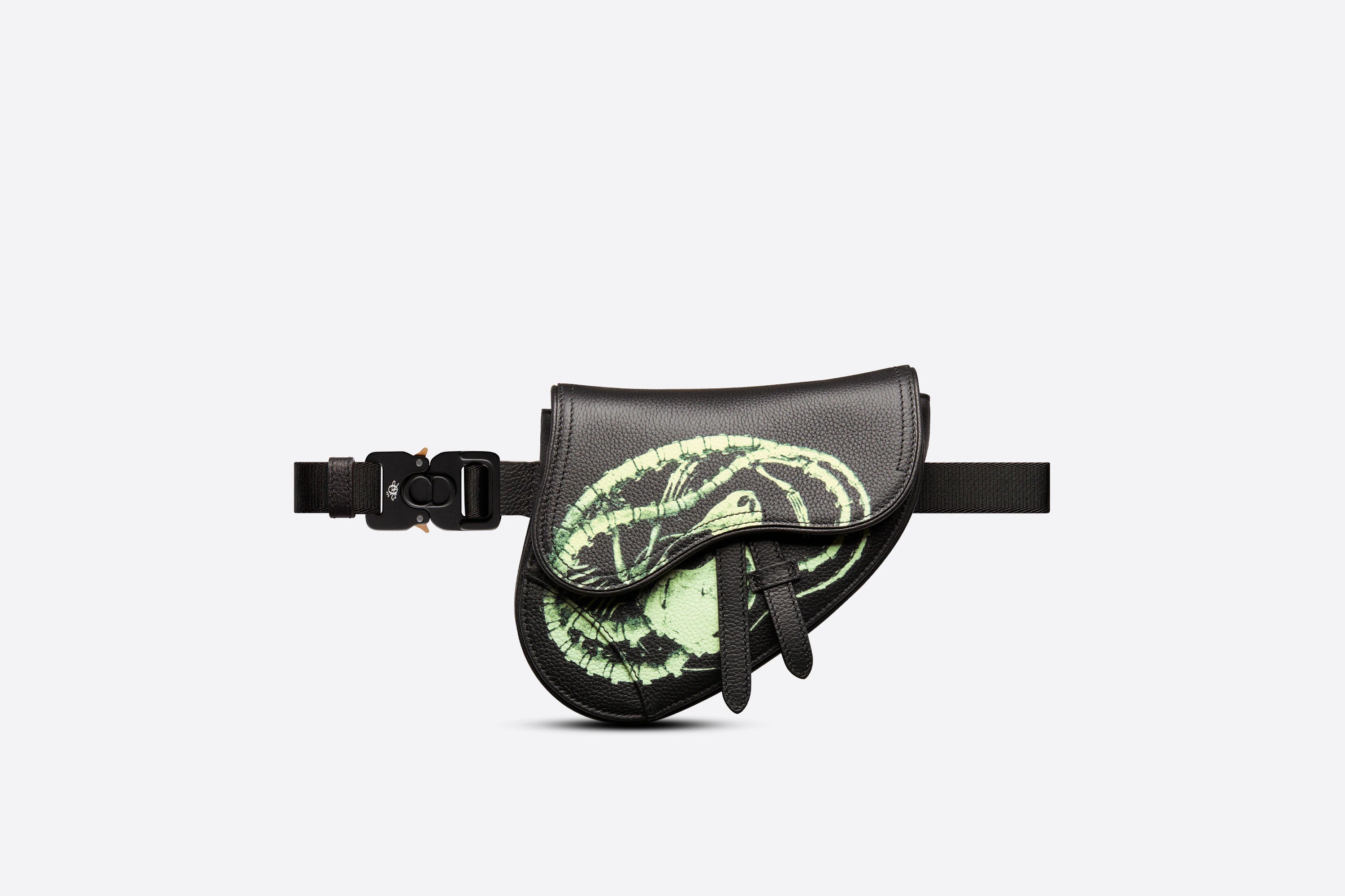 Dior x CACTUS JACK Mini Saddle Bag Black