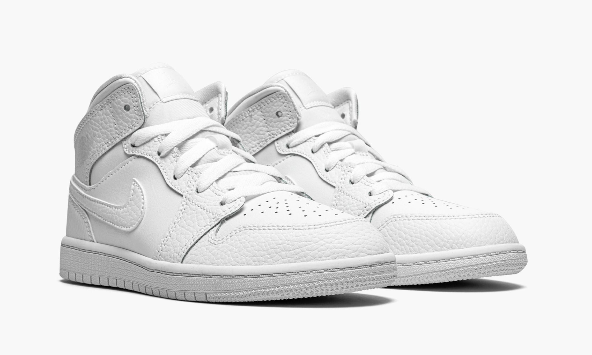 Air Jordan 1 Mid Triple White (2021) (PS)