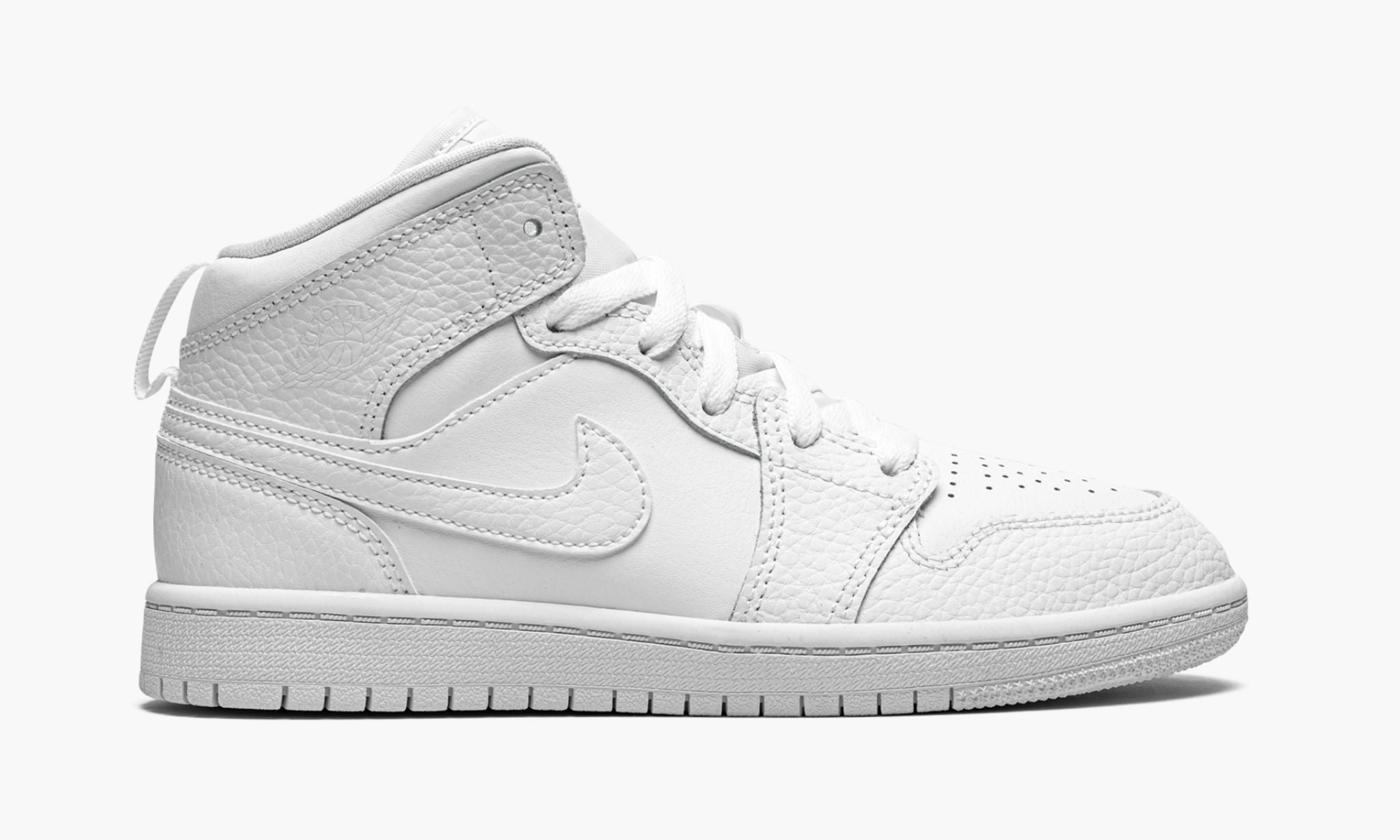 Air Jordan 1 Mid Triple White (2021) (PS)