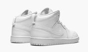 Air Jordan 1 Mid Triple White (2021) (PS)