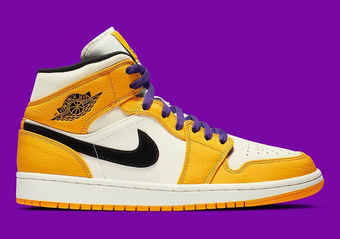 Air Jordan 1 Mid SE Lakers