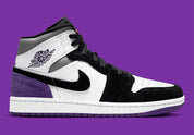 Air Jordan 1 Mid SE Varsity Purple