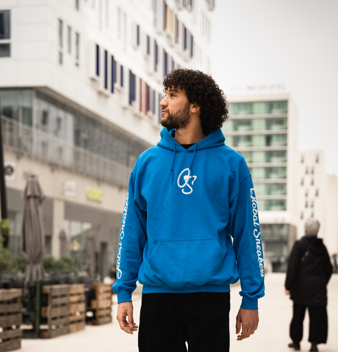 Sweat à capuche - "GS21 Blue"