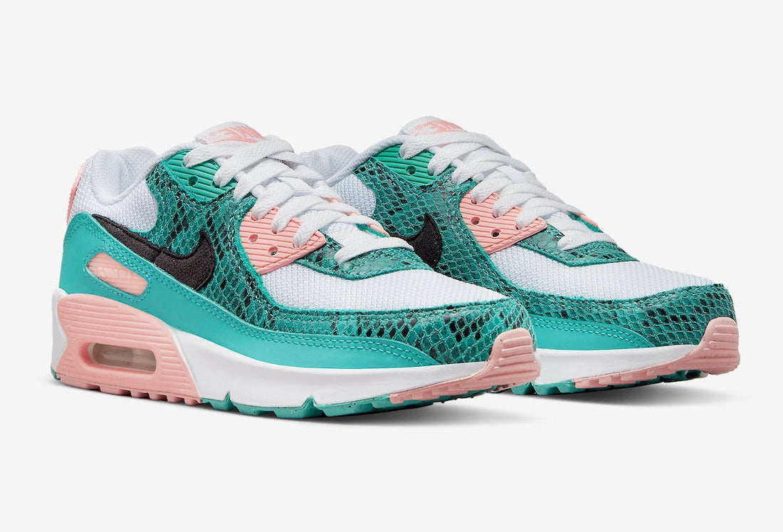 Nike Air Max 90 Washed Teal Snakeskin