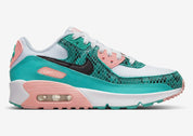 Nike Air Max 90 Washed Teal Snakeskin