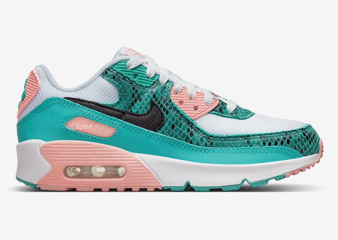 Nike Air Max 90 Washed Teal Snakeskin