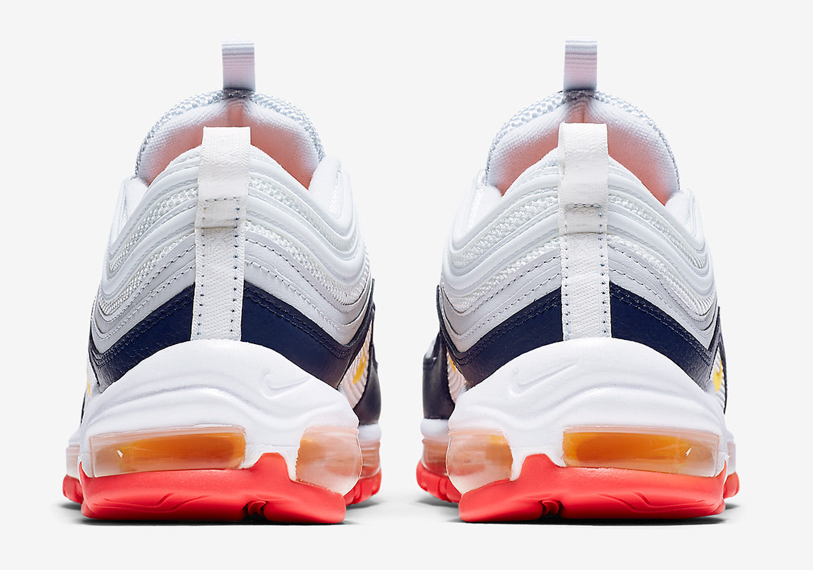 Nike - Air Max 97 Midnight Navy Racer Pink Laser Orange