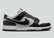 Nike Dunk Low Chenille Swoosh Black Grey