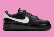 Nike Air Force 1 Shadow Removable Patches Black Pink