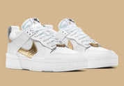 Nike Dunk Low Disrupt White Metallic Gold