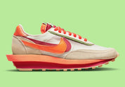 Nike LD Waffle sacai CLOT Net Orange Blaze