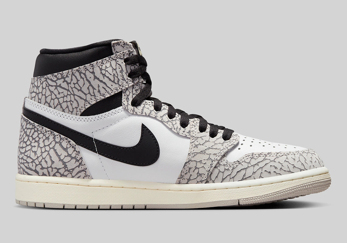 Jordan 1 Retro High OG White Cement