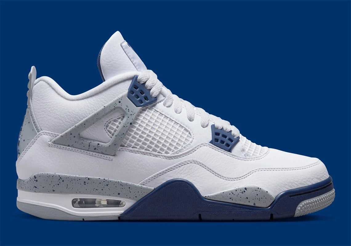 Jordan 4 Retro White Midnight Navy