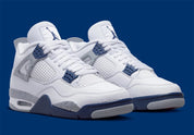 Jordan 4 Retro White Midnight Navy