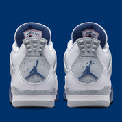 LIVRAISON 72h - Jordan 4 Retro White Midnight Navy