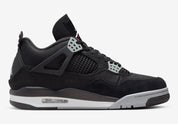 Air Jordan 4 Retro Black Canvas