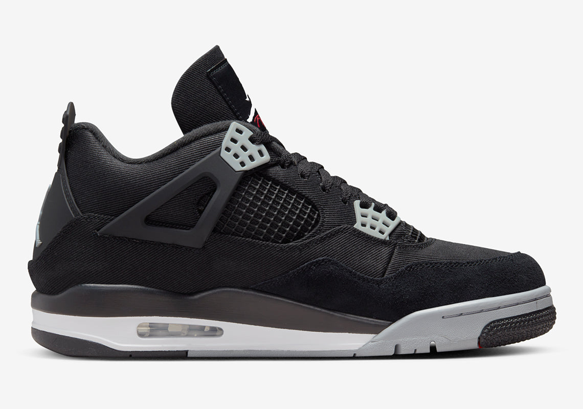 Air Jordan 4 Retro Black Canvas