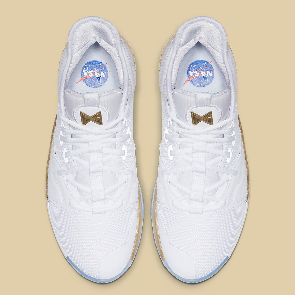 Nike PG 3 NASA 50th white