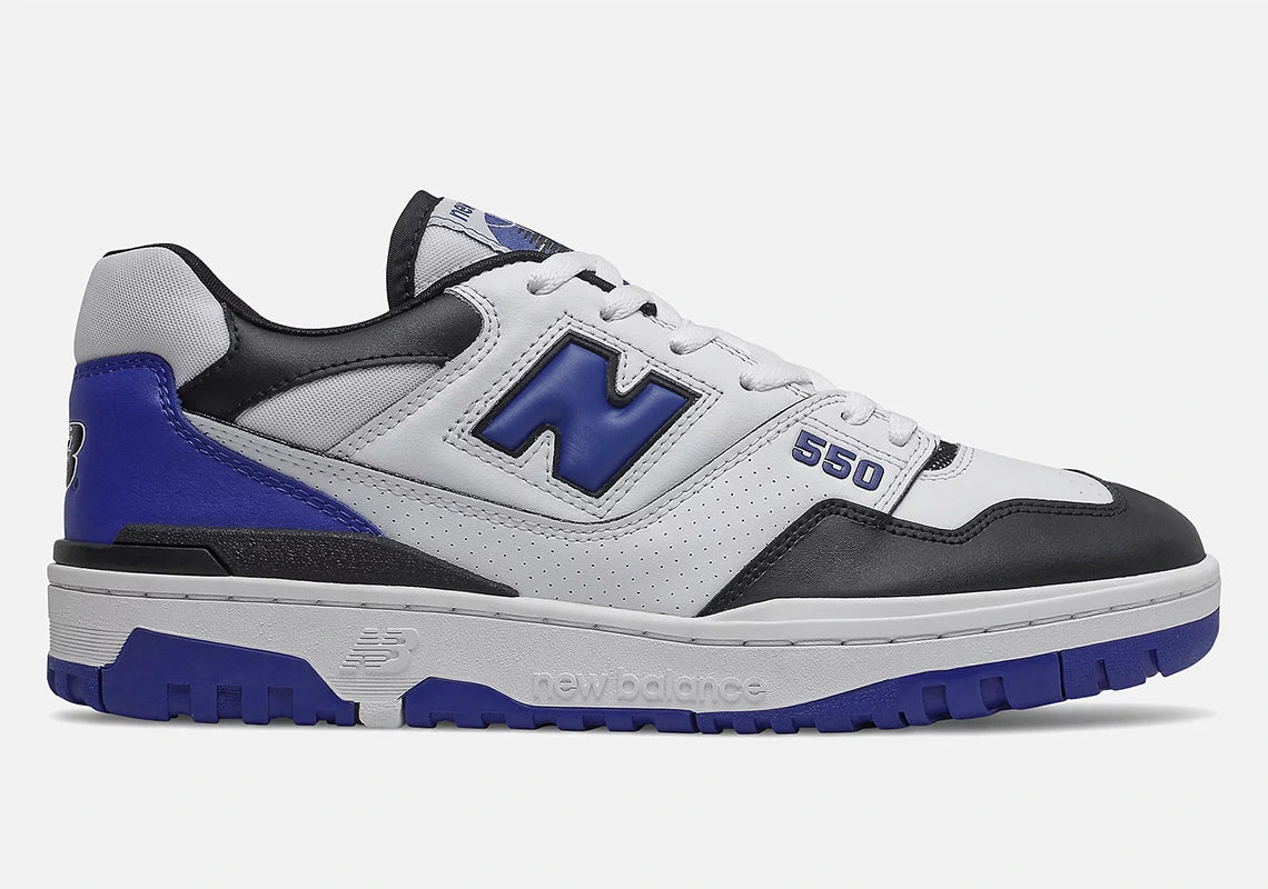 New Balance 550 White Royal Black