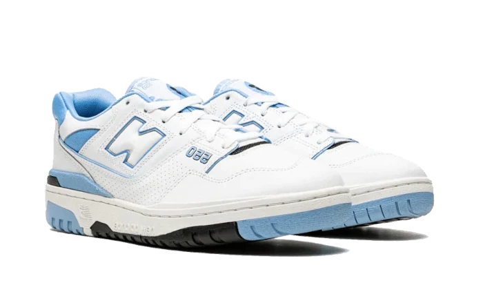 New Balance 550 Unc White University Blue