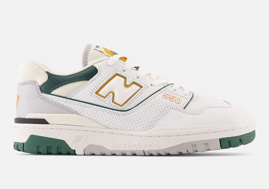 New Balance 550 White Nightwatch Green