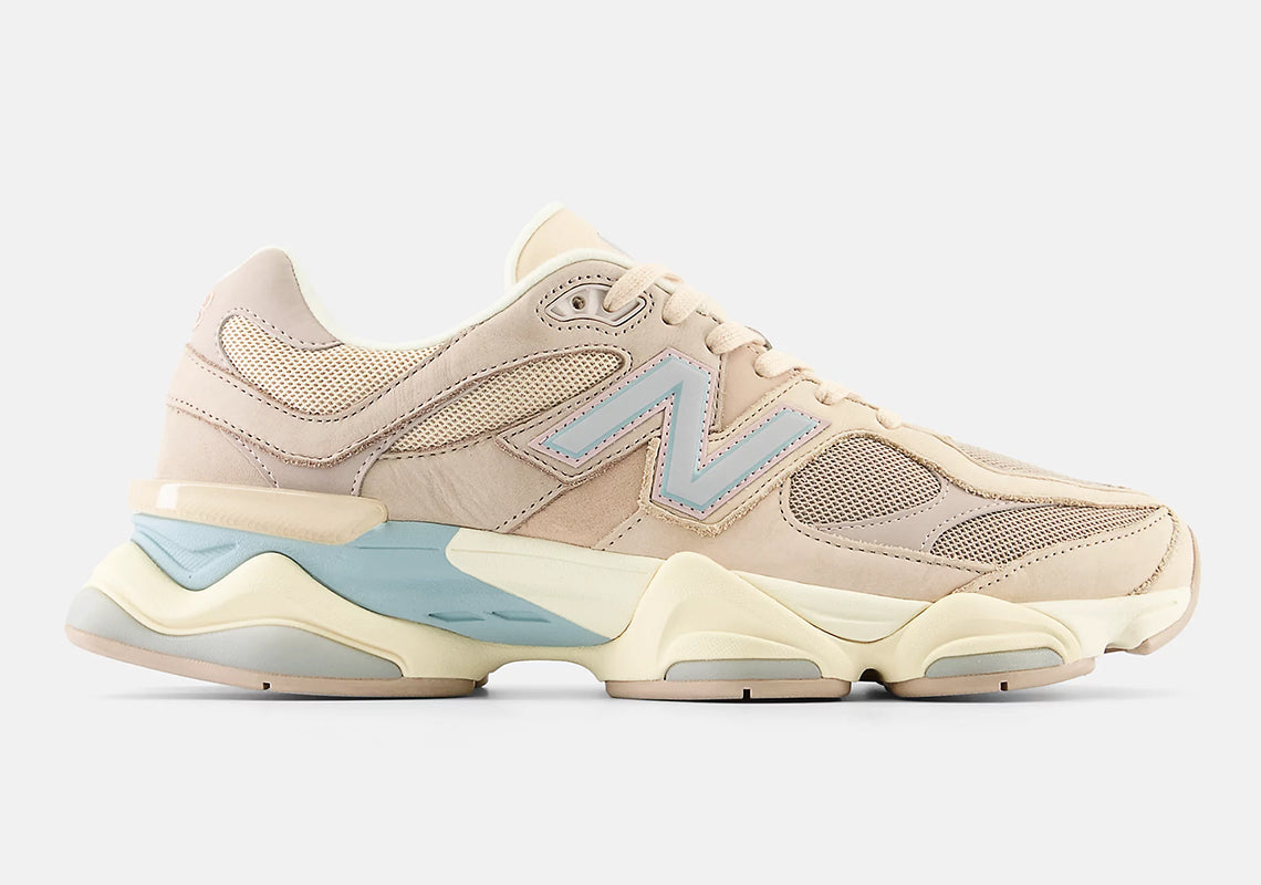 New Balance 9060 Ivory Cream Pink Sand