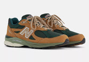 New Balance 990v3 MiUSA Tan Green