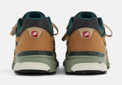 New Balance 990v3 MiUSA Tan Green