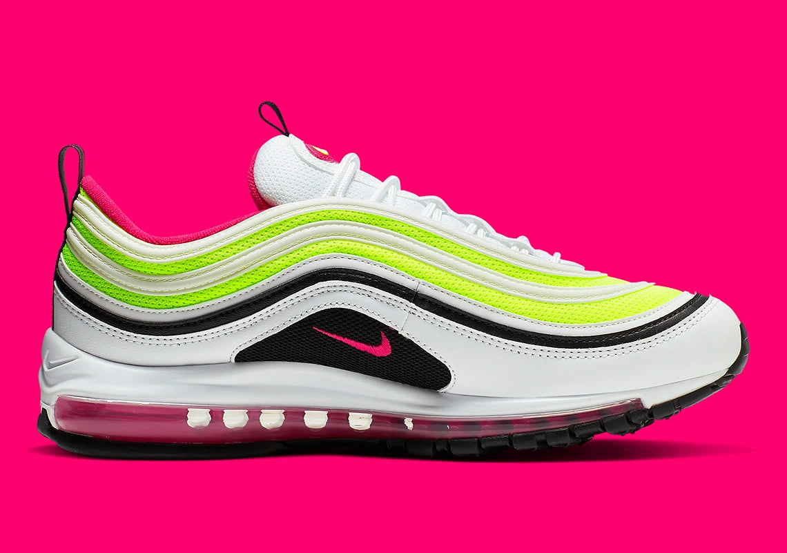 Nike - Air Max 97 White Black Volt Rush Pink