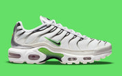 Nike Air Max Plus White Neon Metallic Silver