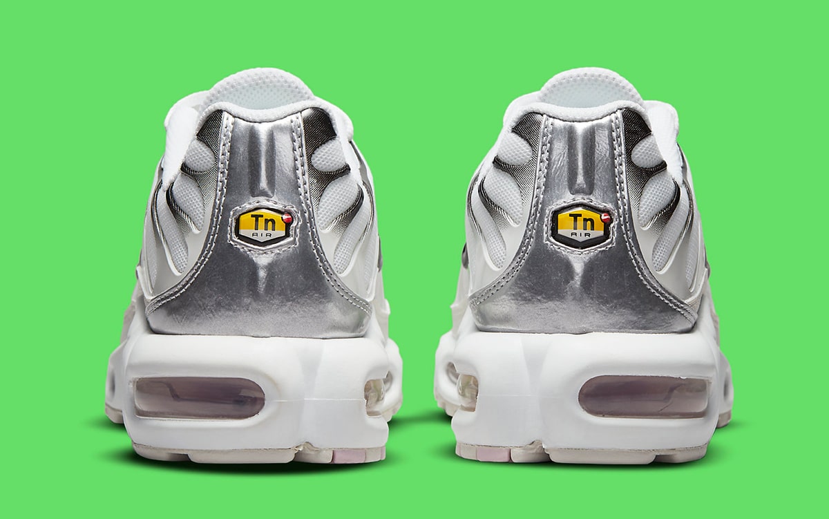 Nike Air Max Plus White Neon Metallic Silver