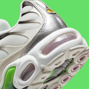 Nike Air Max Plus White Neon Metallic Silver