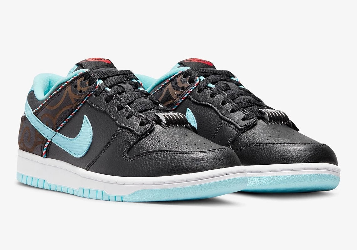 Nike Dunk Low SE Barber Shop Black