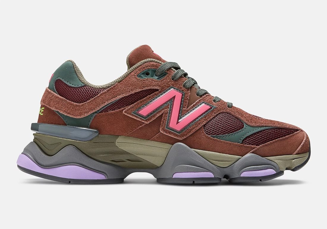 New Balance 9060 Rich Oak Burgundy