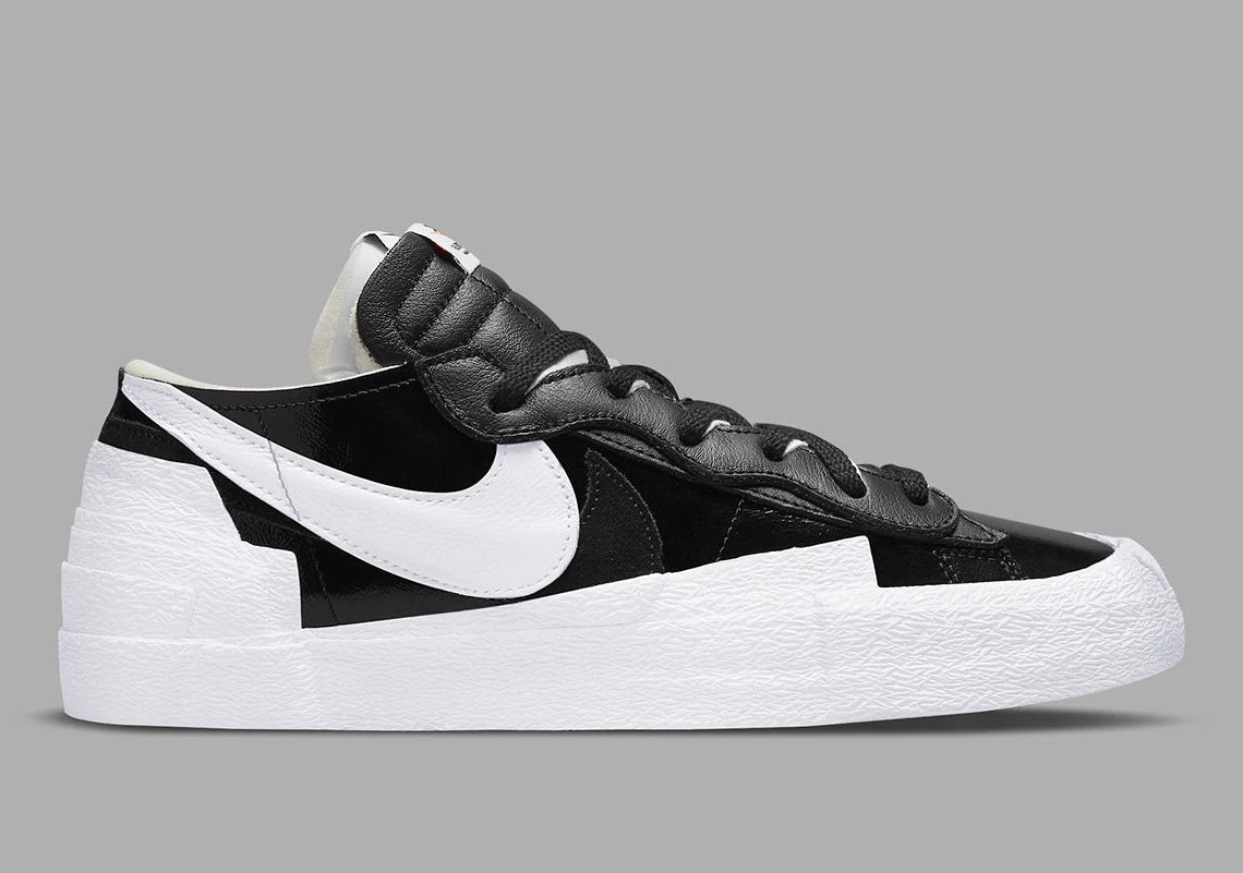 Nike Blazer Low Sacai Black Patent Leather