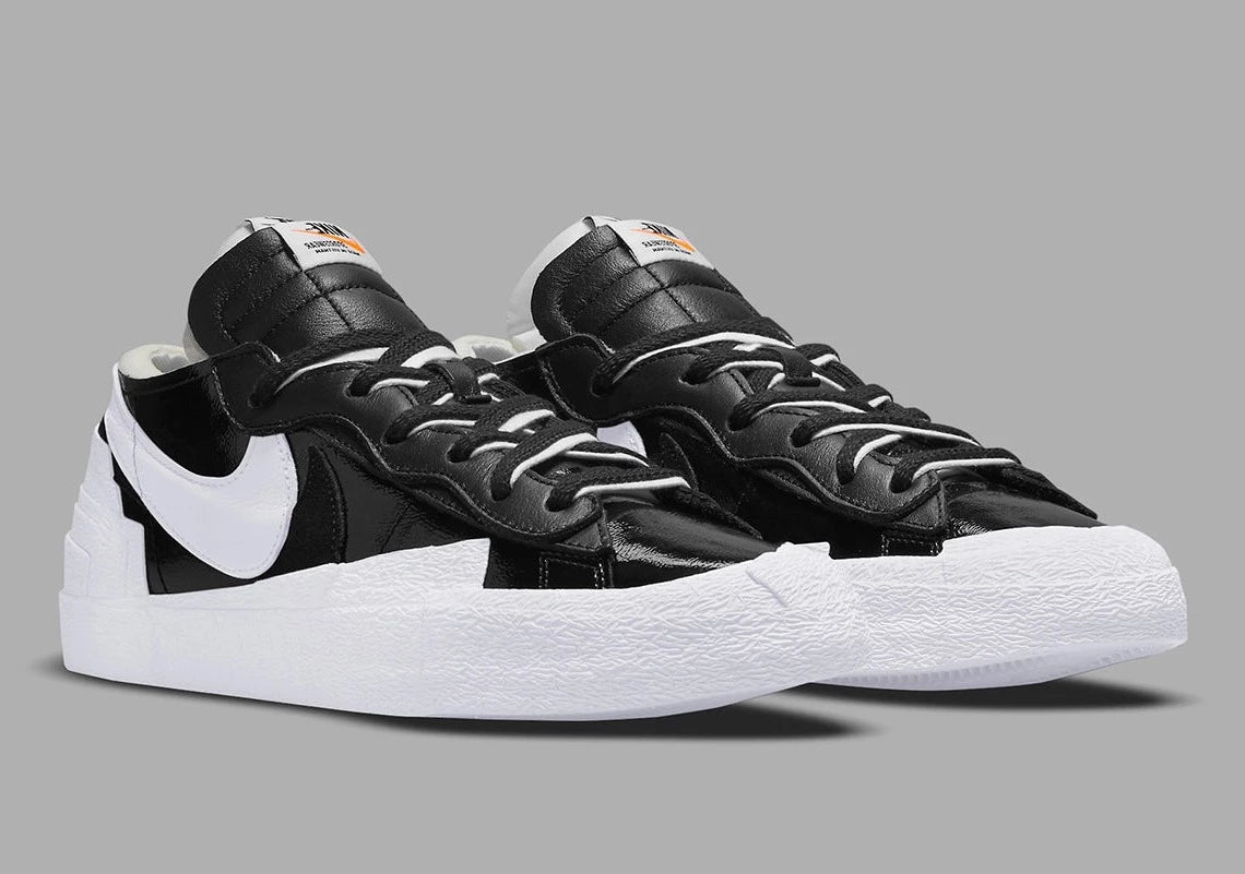 Nike Blazer Low Sacai Black Patent Leather