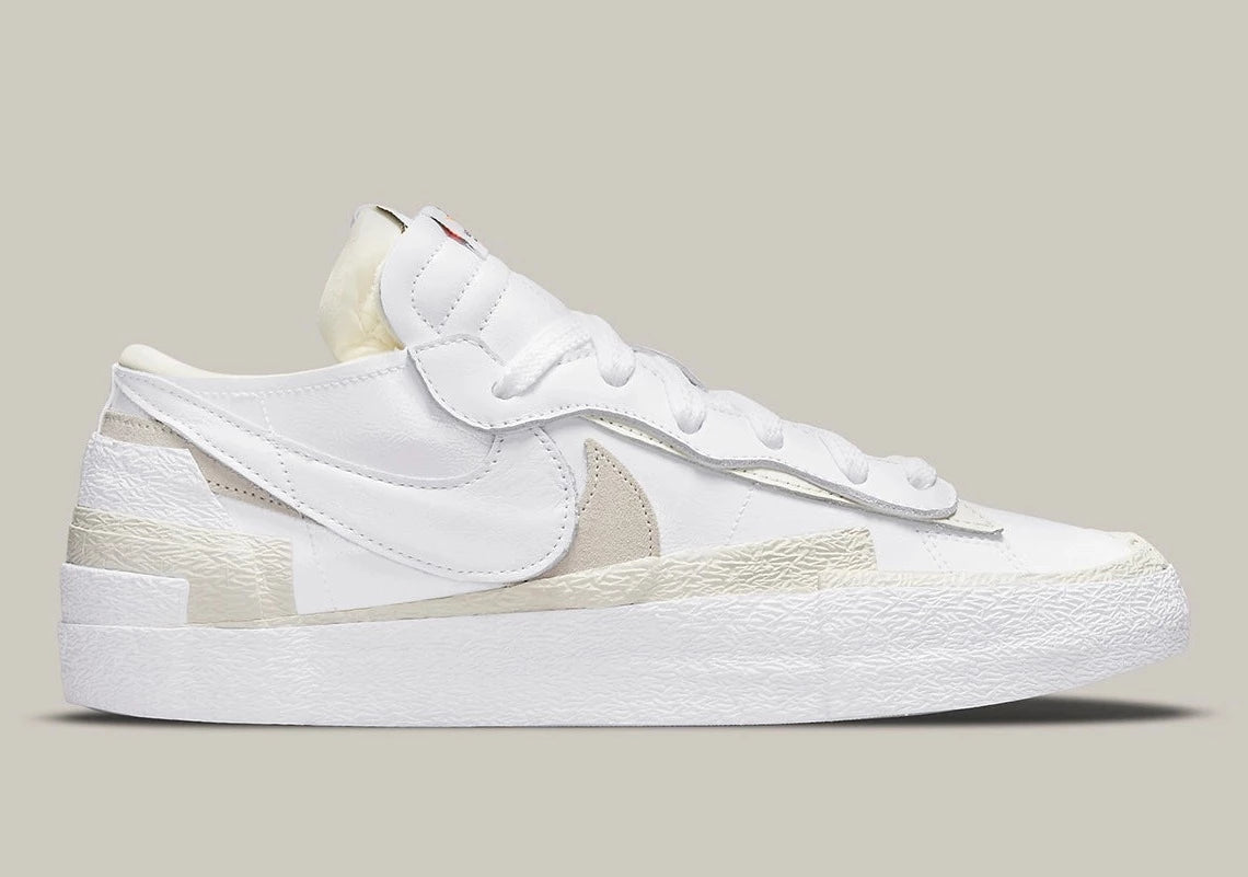 Nike Blazer Low Sacai White Patent Leather