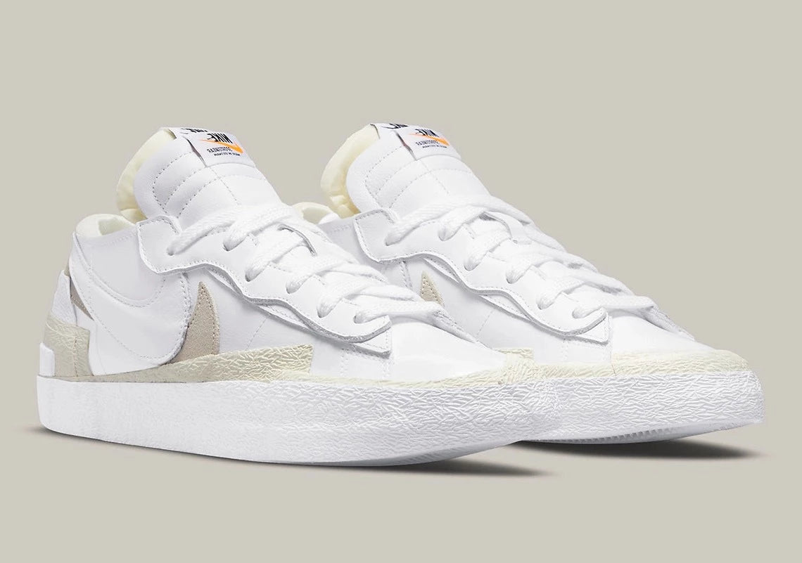 Nike Blazer Low Sacai White Patent Leather